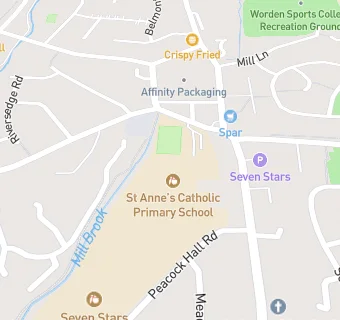 map for St Anne's Catholic Primary School