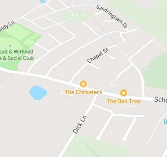 map for The Cricketers Arms