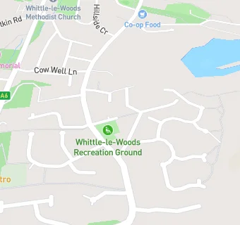 map for Whittle Village Hall