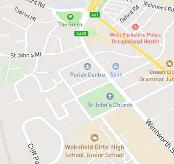 map for Holroyd Howe Ltd @ Wakefield Girls High School