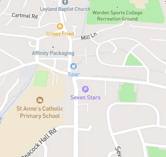 map for Seven Stars Inn