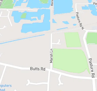 map for Barton Town Football Club