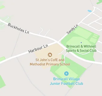 map for Brinscall St John's CofE and Methodist Primary School