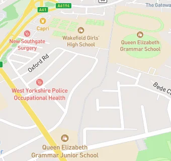 map for Queen Elizabeth Grammar School