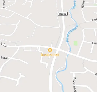 map for Dunkirk Hall