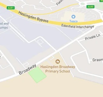 map for Broadway Primary School