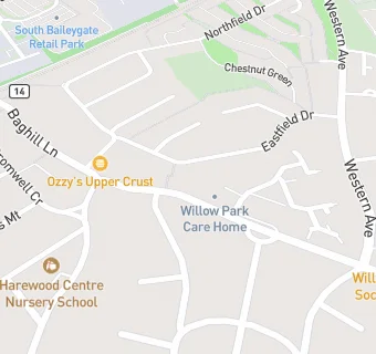 map for Willow Park Health Care