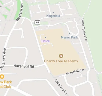 map for Pontefract Cobblers Lane Infant School