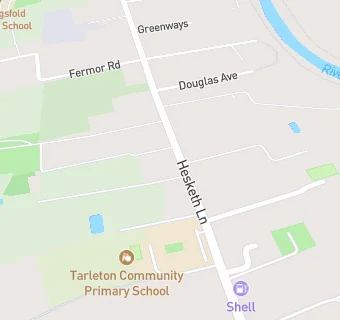 map for Tarleton Community Primary School