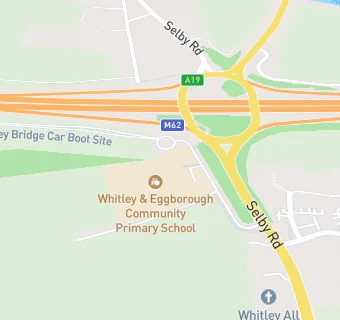 map for Whitley and Eggborough Community Primary School