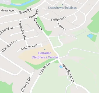 map for Rawtenstall Balladen Community Primary School