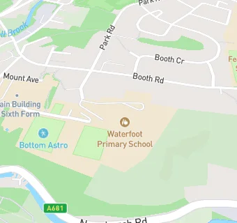 map for Waterfoot Primary School