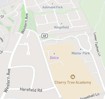 map for Holy Family and St Michael's Catholic Primary School, A Voluntary Academy