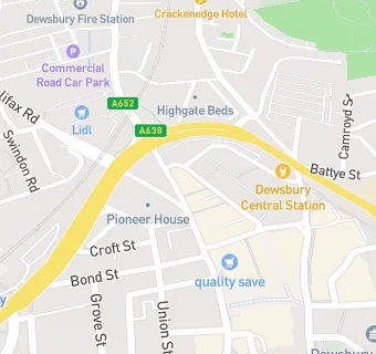 map for Casablanca Takeaway