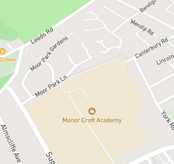 map for Manor Croft Academy