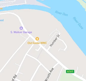 map for Old Goole Working Mens Club