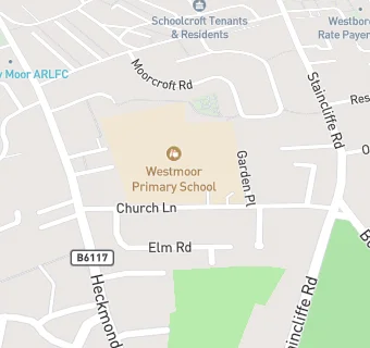 map for Westmoor Primary School