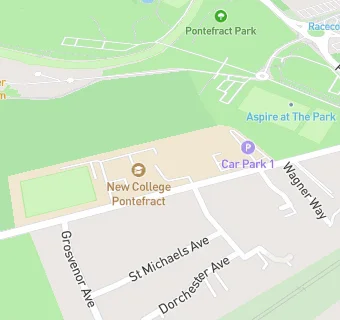 map for New College Pontefract