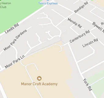 map for Manor Croft Academy