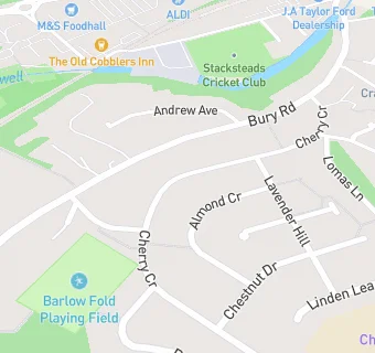 map for Cherry Crescent Centre