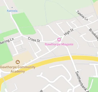 map for Gawthorpe Conservative Club