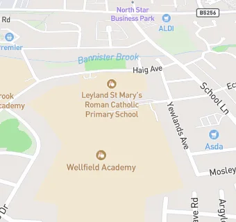 map for Wellfield Academy