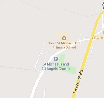 map for Hoole St Michael CofE Primary School