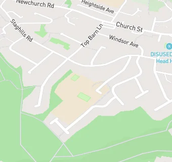 map for Rawtenstall Newchurch Church of England Primary School