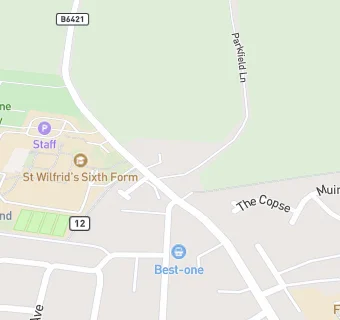 map for St Wilfrid's Catholic High School and Sixth Form College: With Speech and Language Resource