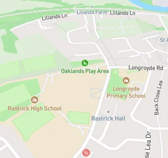 map for Rastrick High School