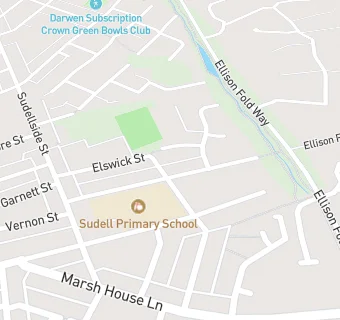 map for Sudell Primary School