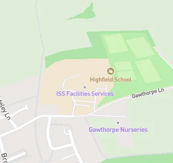 map for North Ossett High School