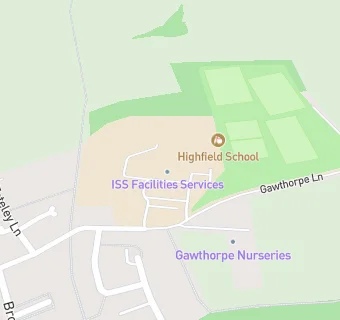 map for Highfield School