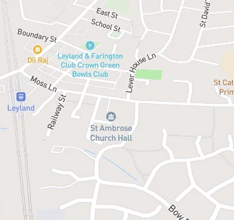 map for St Ambrose Church Hall