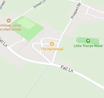 map for Hartshead Social Club