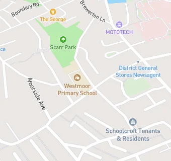 map for Knowles Hill Infant and Nursery School