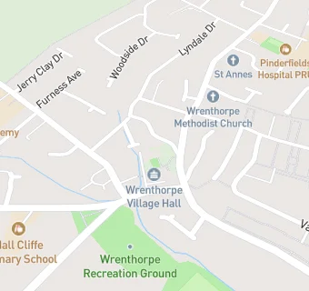 map for Wrenthorpe Dental Care