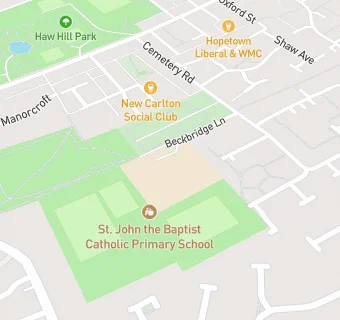 map for St. John the Baptist Catholic Primary School