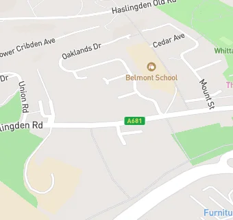 map for Cribden House School (Kitchen)