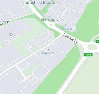 map for Ginsters Van Sales