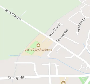 map for Stanley Wrenthorpe Jerry Clay Lane Junior and Infant School