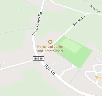 map for Hartshead Junior And Infant School