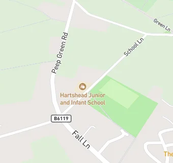 map for Hartshead Junior and Infant School