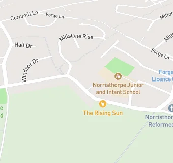 map for Norristhorpe Playgroup