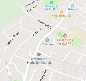 map for Wrenthorpe Junior School