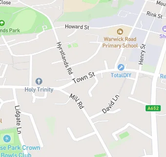 map for Batley Carr Dental Surgery