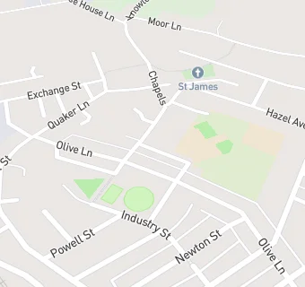 map for Darwen St James' Church of England Primary School