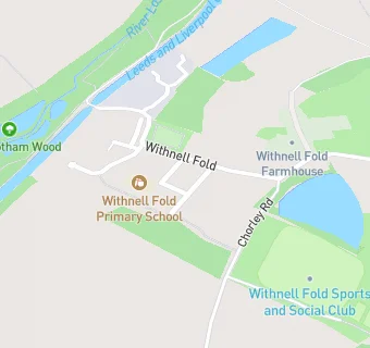 map for Withnell Fold Sports Club