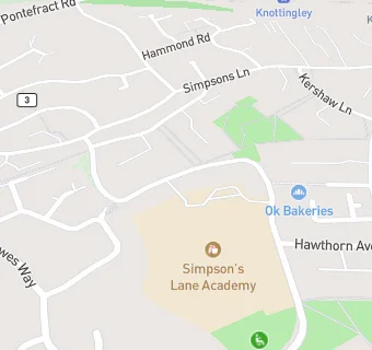 map for Simpson's Lane Academy