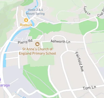 map for St Anne's Church of England Primary School